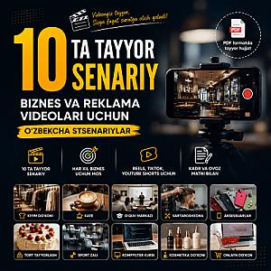 10 ta Reklama Ssenariysi  ⭐