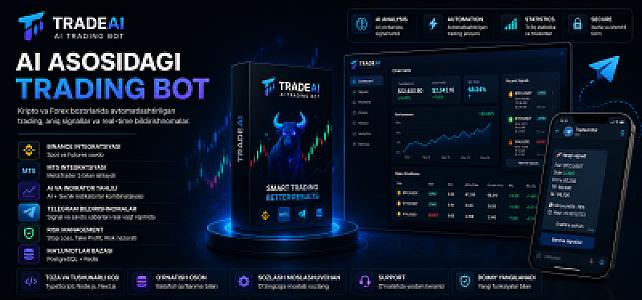 TradeAI — AI Trading Bot для Crypto & Forex