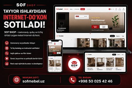 Do'konlar uchun tayyor onlayn savdo (e-commerce) tizimi