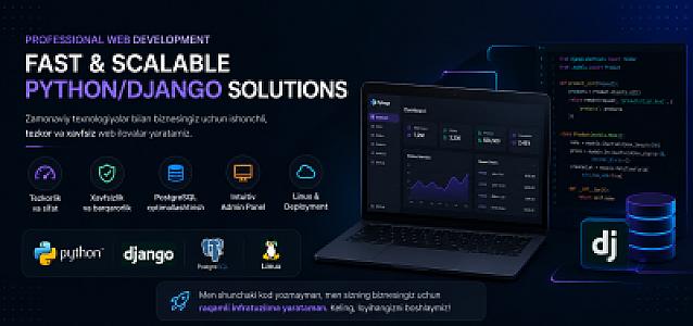 Профессиональная веб-разработка: быстрые и масштабируемые решения на Python/Django.