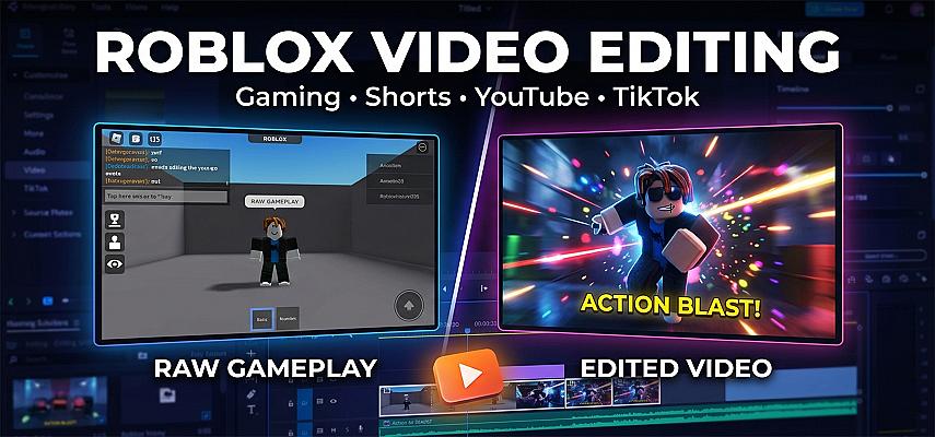 Я Сделаю Roblox и Gaming Видео Монтаж за 24 часа