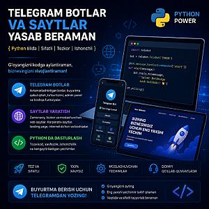 Разработка Telegram ботов и сайтов на Python