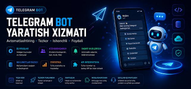 Разработка Telegram-ботов под ключ