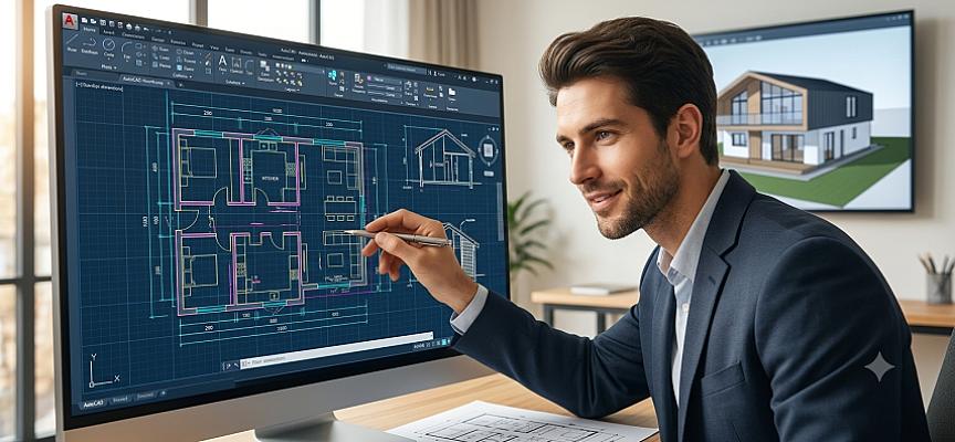 AutoCAD dasturida turar-joy va hovli uylarini professional loyihalash (2D chizmalar)