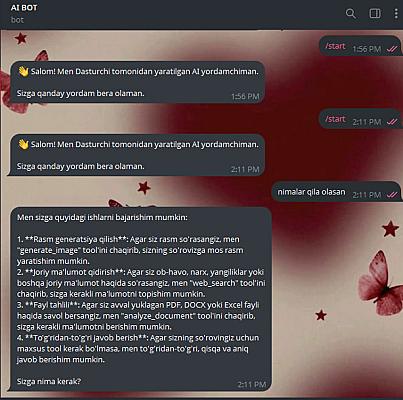 Готовый Telegram бот с AI (Groq/Gemini API)