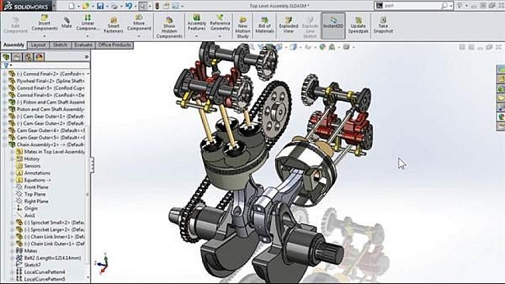 3D-моделирование и 2D-чертежи в SolidWorks и AutoCAD