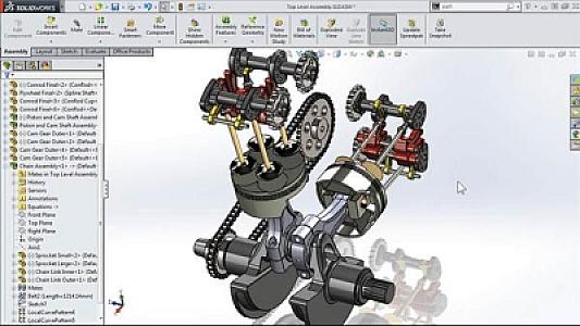 3D-моделирование и 2D-чертежи в SolidWorks и AutoCAD