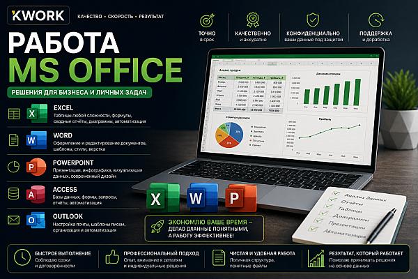 Работа MS Office