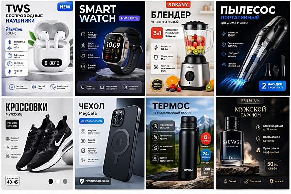 Создание продающих карточек товара