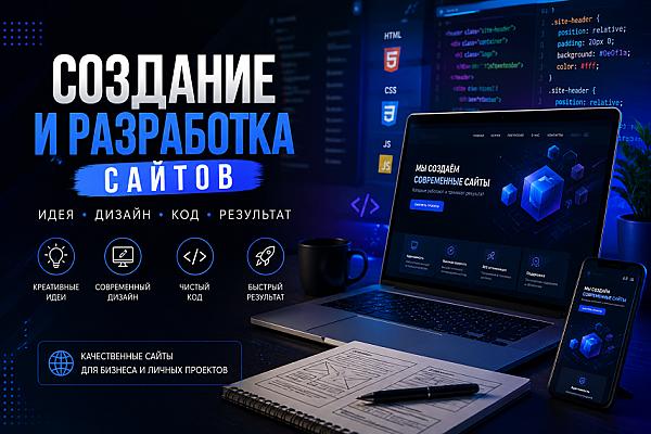 Создания сайта + адаптация