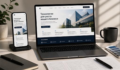 Korporativ sayt dizayni va no-code dasturlash