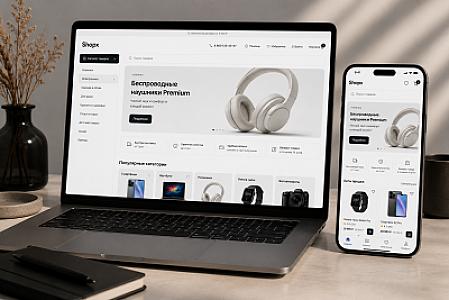Internet-do'kon uchun UX/UI dizayni