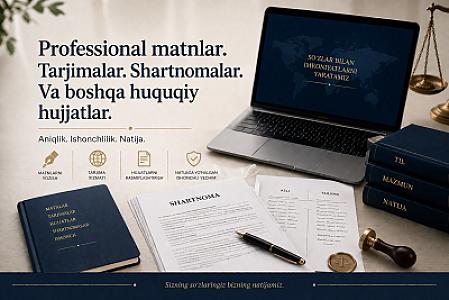Professional matnlar va tarjimalar