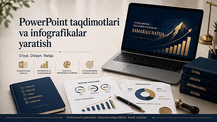 PowerPoint taqdimotlarini yaratish