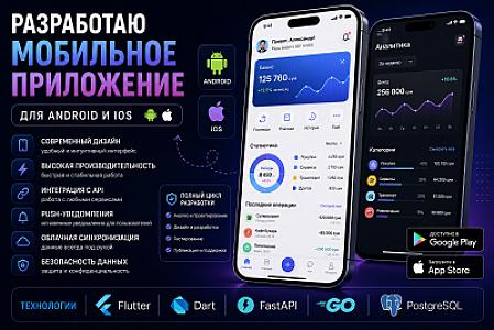 Разработаю мобильное приложение для Android