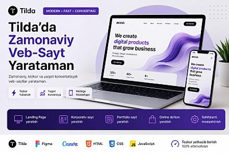 Portfolio Website on Tilda
