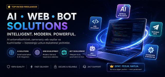 Создание сайтов и Telegram-ботов