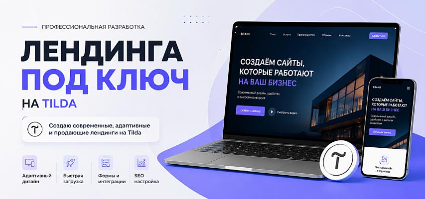 Разработка лендинг под ключ