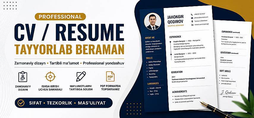 Создам профессиональное CV / Resume