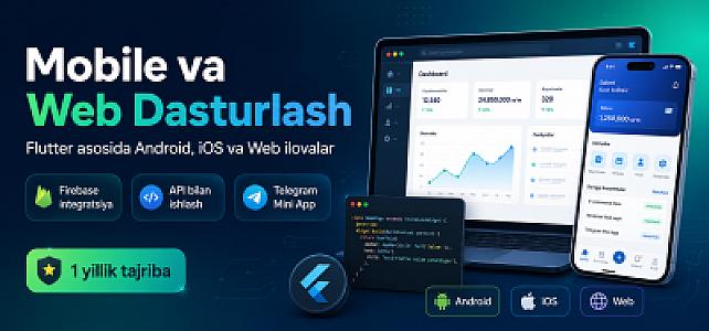 Разработка мобильных и веб-приложений на Flutter