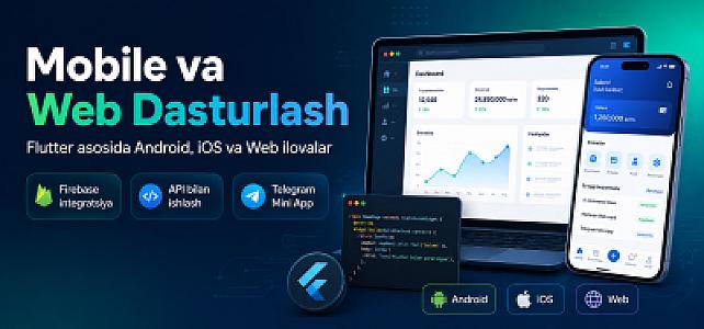 Разработка мобильных приложений Flutter (iOS/Android)