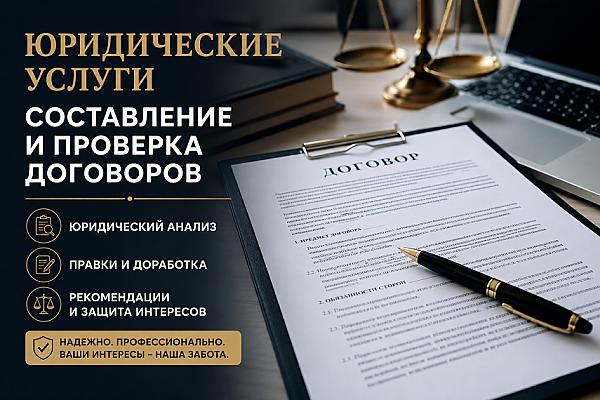 Составление и юридическая проверка договоров и документов