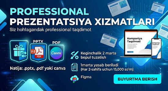 Качественная разработка презентаций на заказ