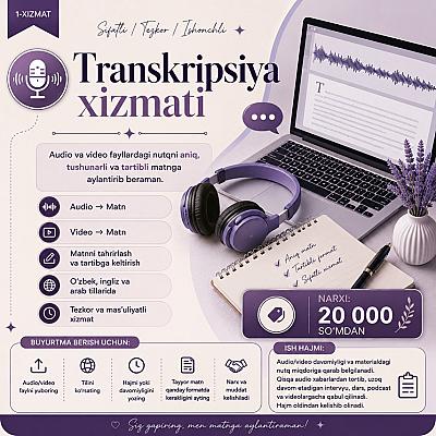 Transkripsiya xizmati