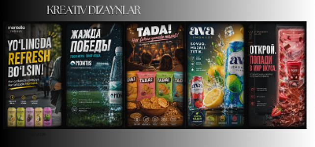 Mahsulot uchun kreativ reklama dizayni tayyorlayman.