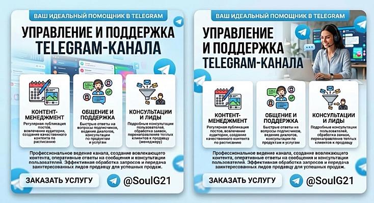 Ведение Telegram-канала под ключ