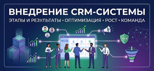 Внедрение и настройка CRM (amoCRM, Битрикс24)