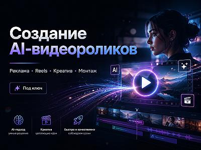 Создание AI-видеороликов для рекламы, соцсетей и проектов