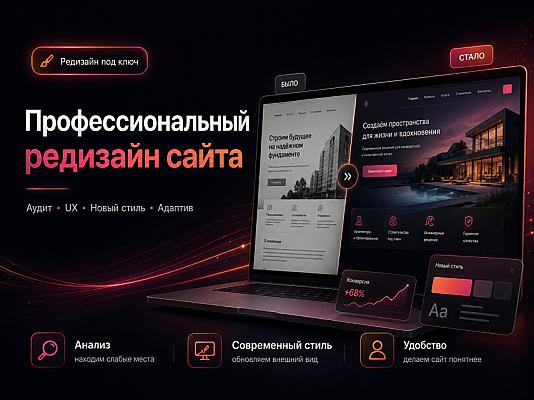 Профессиональный редизайн сайта