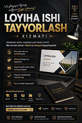 Loyiha ishi tayyorlash xizmati