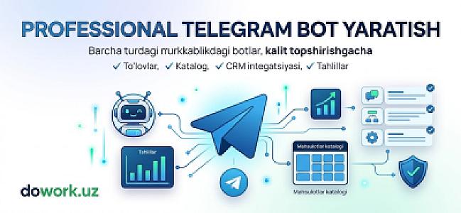 Telegram bot yaratish