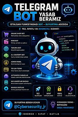 Разработка Telegram-ботов под ключ