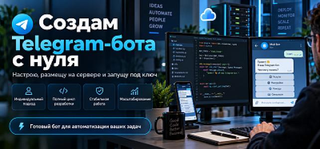 Разработка Telegram бота под ключ