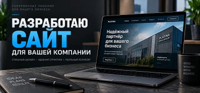 Создание сайта под ключ для вашего бизнеса