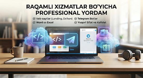 Создание сайтов, Telegram-боты и работа с документами
