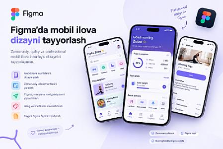 Figma’da mobil ilova dizayni tayyorlash