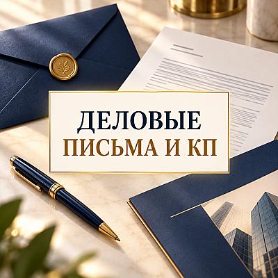 Составлю деловое письмо или коммерческое предложение