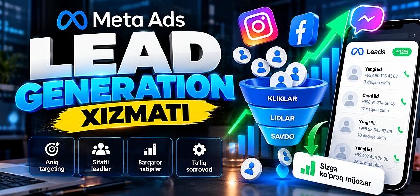 Sifatli lidlar oqimini atigi 3 kunda yo'lga qo'yamiz!