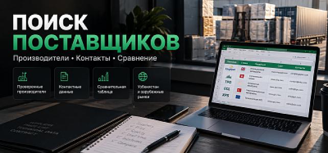 Найду производителей и поставщиков нужной продукции