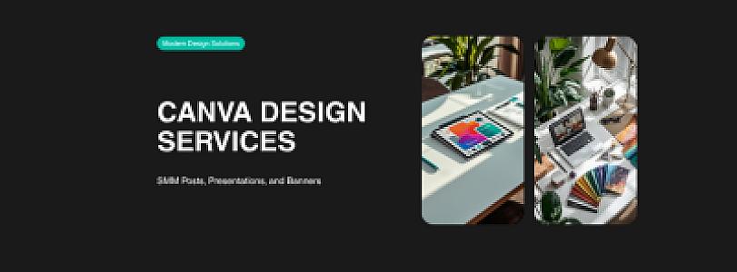 Canva'da professional dizaynlar tayyorlab beraman