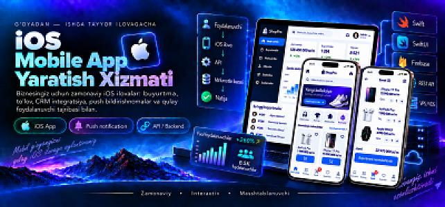iOS ilovalarini yaratish