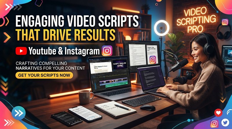 Сценарии для Instagram и YouTube