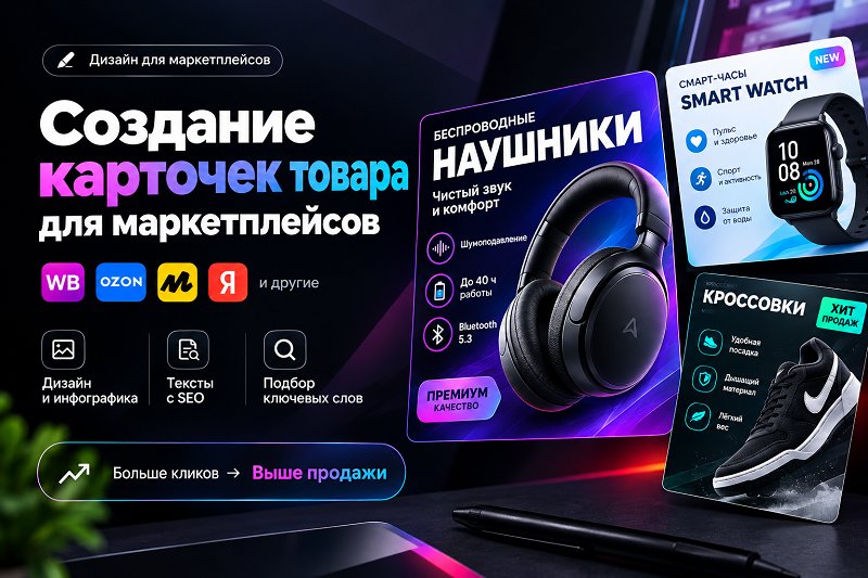 Marketpleyslar uchun kartochka yaratish