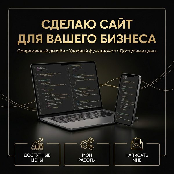 СДЕЛАЮ САЙТ ДЛЯ ВАШЕГО БИЗНЕСА НЕДОРОГО | СОВРЕМЕННЫЙ ДИЗАЙН