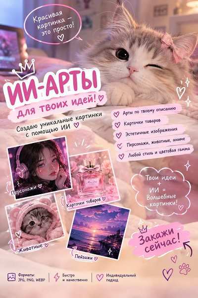 Делаю карточки товара,создаю рисунки,рисую арты