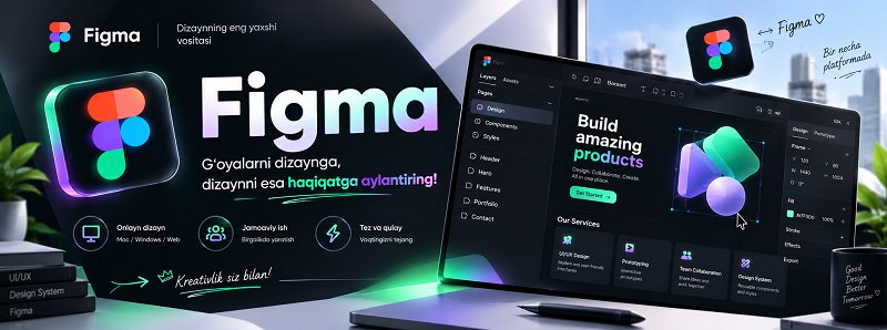 Figma’da zamonaviy va chiroyli sayt dizaynini yarataman